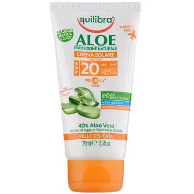 Equilibra Aloe Crema Solar SPF20 75ml-1