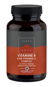 Terranova Vitamina B Con Complejo De Vitamina C 50 Cápsulas-1