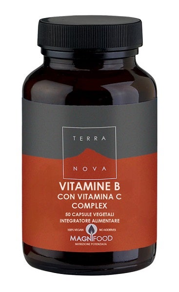 Terranova Vitamina B Con Complejo De Vitamina C 50 Cápsulas-1