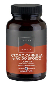 Terranova Complejo De Cromo, Canela Y Ácido Lipoico 50 Cápsulas-1