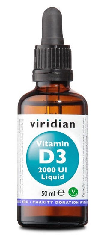 VIRIDIAN VITAMINA D3 2000UI LÍQUIDO-2