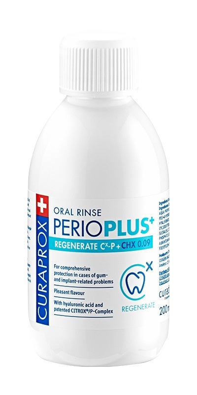 Curaprox Perio Plus + Regenerar CHX Colutorio 0,09% 200ml-1