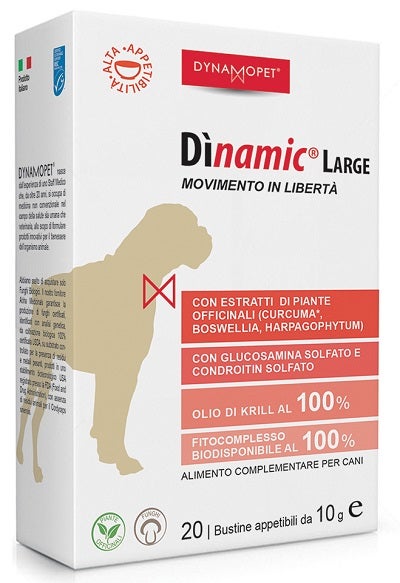 Dinamic Large Alimento Complementario Para Perros 20 Sobres-1