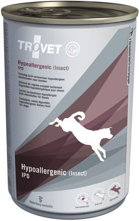Trovet Insectos Hipoalergénicos IPD Alimento Dietético para Perros 400gr-1