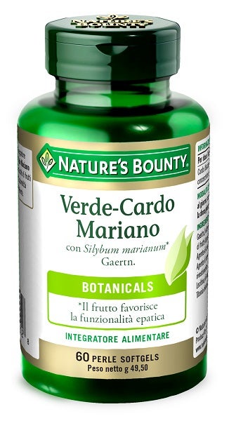 Nature's Bounty Cardo Mariano Verde 60 Perlas-1