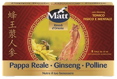 Matt Oriental Remedies Jalea Real Ginseng Y Polen 8 Viales-1