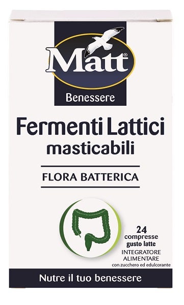 Fermentos Lácticos Masticables Matt 24 Comprimidos-1