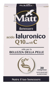 Matt Benessere Ácido Hialurónico Q10 Con Vitamina C 30 Comprimidos-1