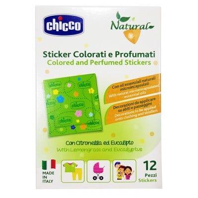 Chicco Adhesivo Coloreado Natural y Perfumado 12 Piezas-1