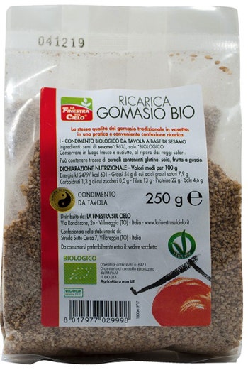 GOMASIO RECAMBIO 250G BIO-1
