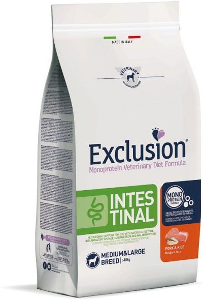 Exclusión Monoproteína Dieta Veterinaria Formula Croquetas Intestinales Pollo / Arroz Para Perros Medianos / Grandes Bolsa 2kg-1