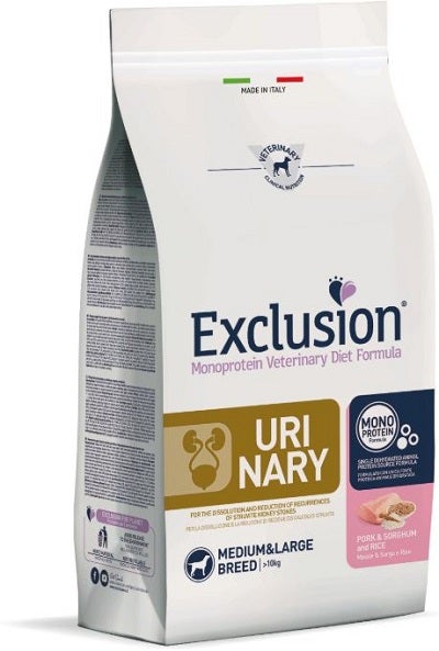 Exclusión Monoproteico Dieta Veterinaria Fórmula Croquetas Urinarias Sorgo / Cerdo / Arroz Para Perros Medianos / Grandes Bolsa 2kg-1