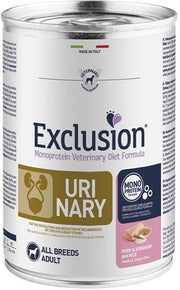 Fórmula de dieta veterinaria monoproteica de exclusión, comida húmeda urinaria sorgo/cerdo/arroz para perros 400g-1