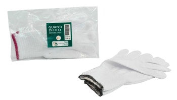 Guante Hilo 100% Algodón Blanco 1 Par 7-1