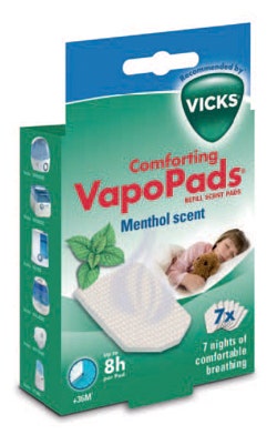 Vicks Vapopads Almohadillas Mentol Para Humidificadores 7 Piezas-1