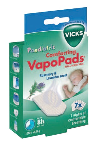 Vicks Vapopads Almohadillas para Humidificadores Romero y Lavanda 7 Piezas-1