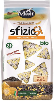 Matt Snack Delicioso Arroz Negro / Maíz Ecológico 60g-1