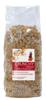Crunchy Avena Frutti Rossi 375g-1