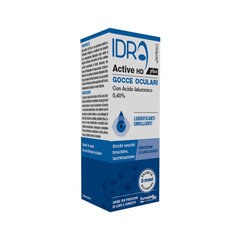 Sterilens Idra Active HD Plus Colirio Ácido Hialurónico 0,40% 10ml-2