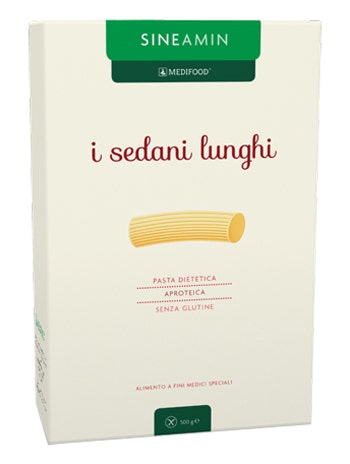 Sineamin Sedanini Lunghi Pasta Aproteica Y Sin Gluten 500g-1