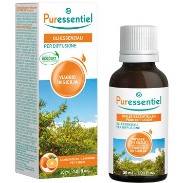 Puressentiel Sicilian Travel Mezcla de Aceites Esenciales para Difusor 30ml-2