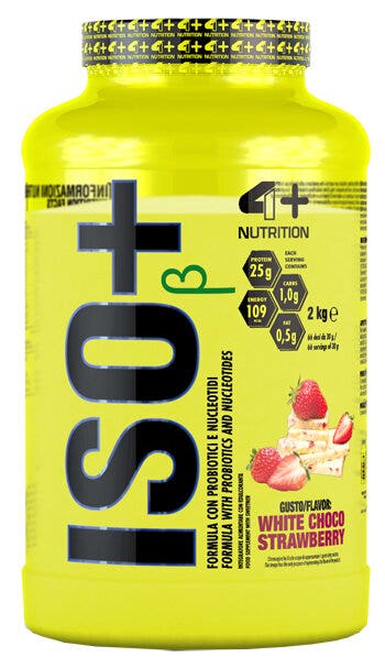 4+ Nutrition ISOß+ Chocolate Blanco y Fresa 1,8 kg