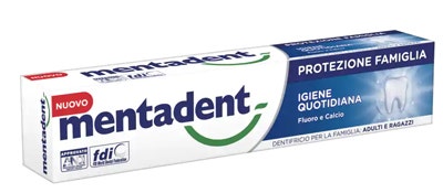 Mentadent Dentífrico Family Protection Higiene Diaria 75ml-1