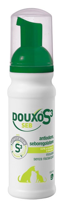 Douxo S3 Seb Espuma Antiódrora Seborreguladora para Perros y Gatos 150 ml
