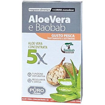 Forhans Puro Aloe Vera Concentrata 5X+ Baobab 14 Drink Da 10ml