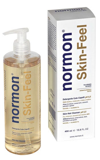 Normon Skin-Feel Limpiador Cabello Cuero Cabelludo pH 5.5 400ml-1