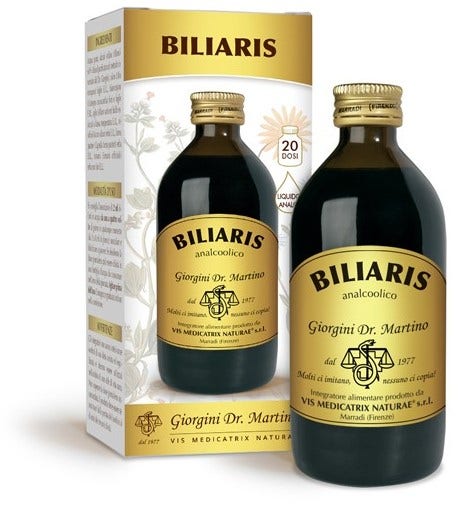Dr. Giorgini Biliaris, líquido sin alcohol, 200 ml