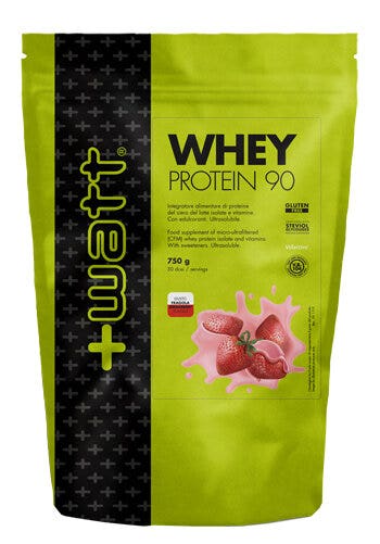 '+Watt Whey Protein 90 Doypack Sabor Fresa 750 g