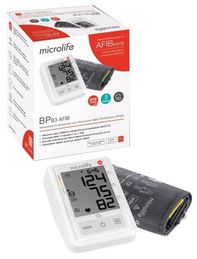 Microlife Tensiómetro B3 con detección de fibrilación auricular