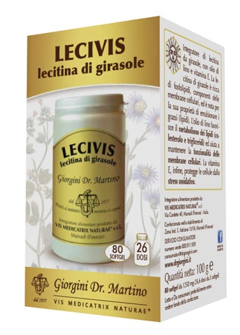 LECIVIS 100 g, 80 cápsulas blandas