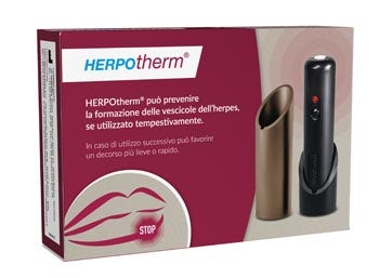 Herpotherm Dispositivo para el tratamiento del herpes labial