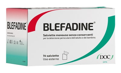 Blefadine Toallitas Desechables Limpieza Periocular 14 Piezas-1
