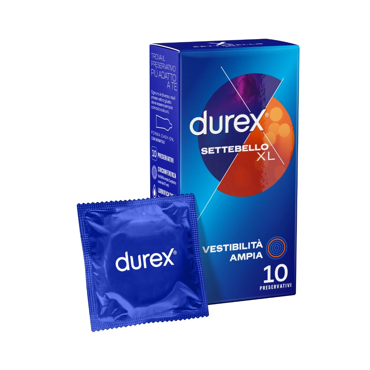 Durex Settebello Talla XL 10 condones