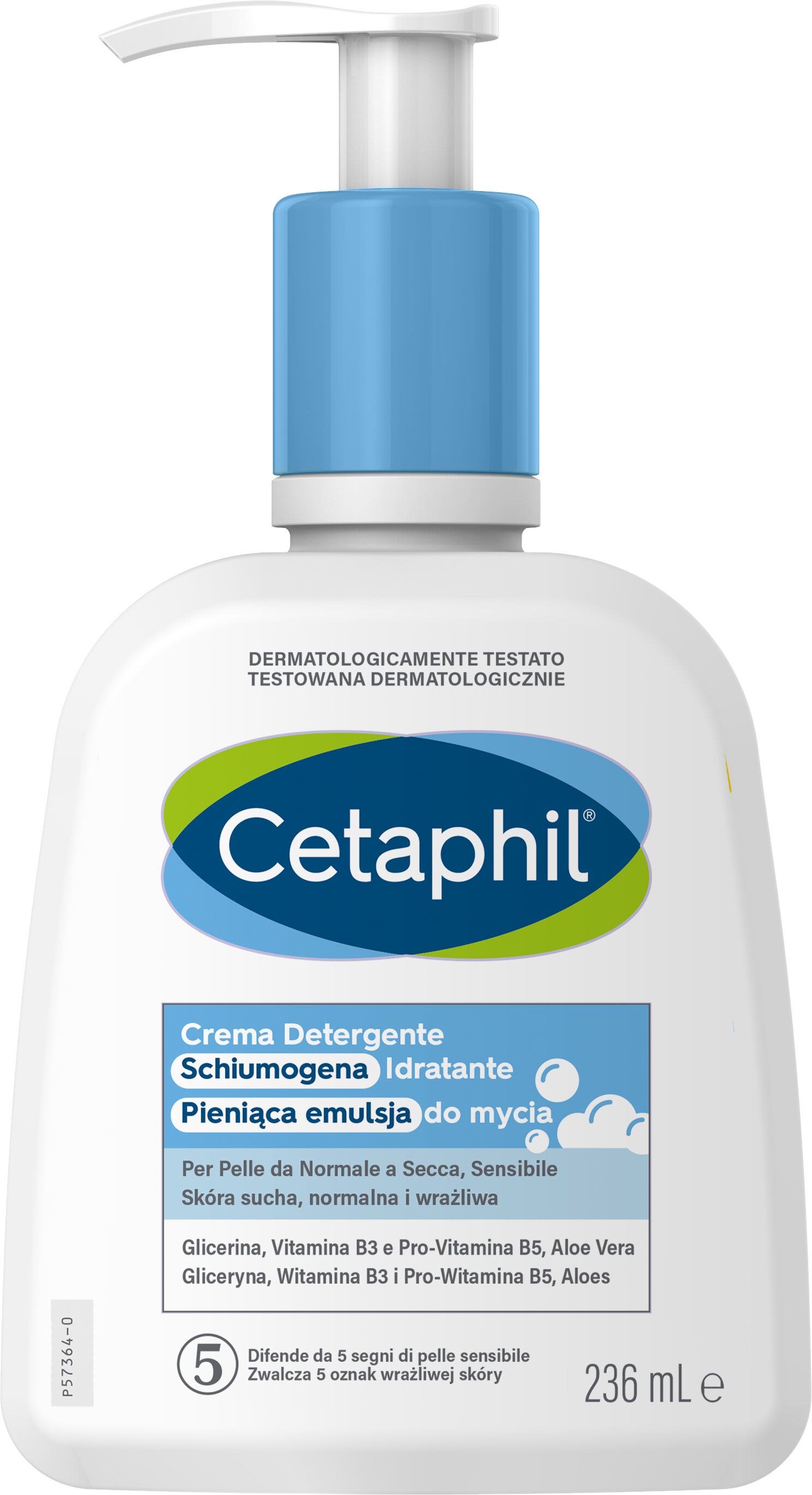 Cetaphil Crema Limpiadora Espuma Hidratante 236ml-1