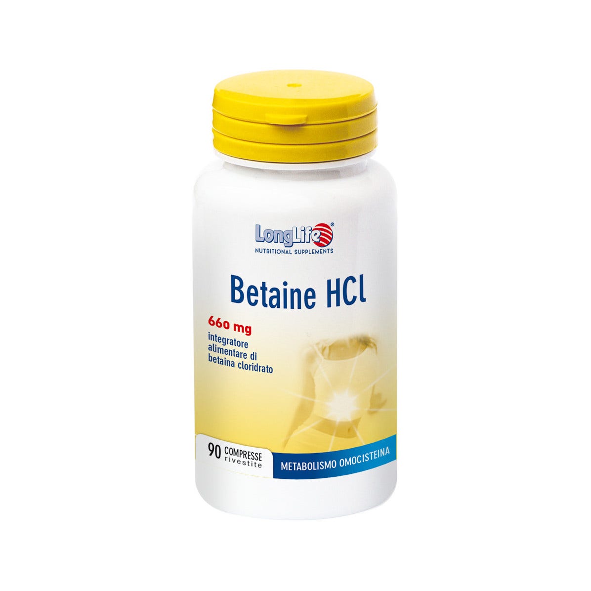 Longlife Betaine HCl 90 Comprimidos-2