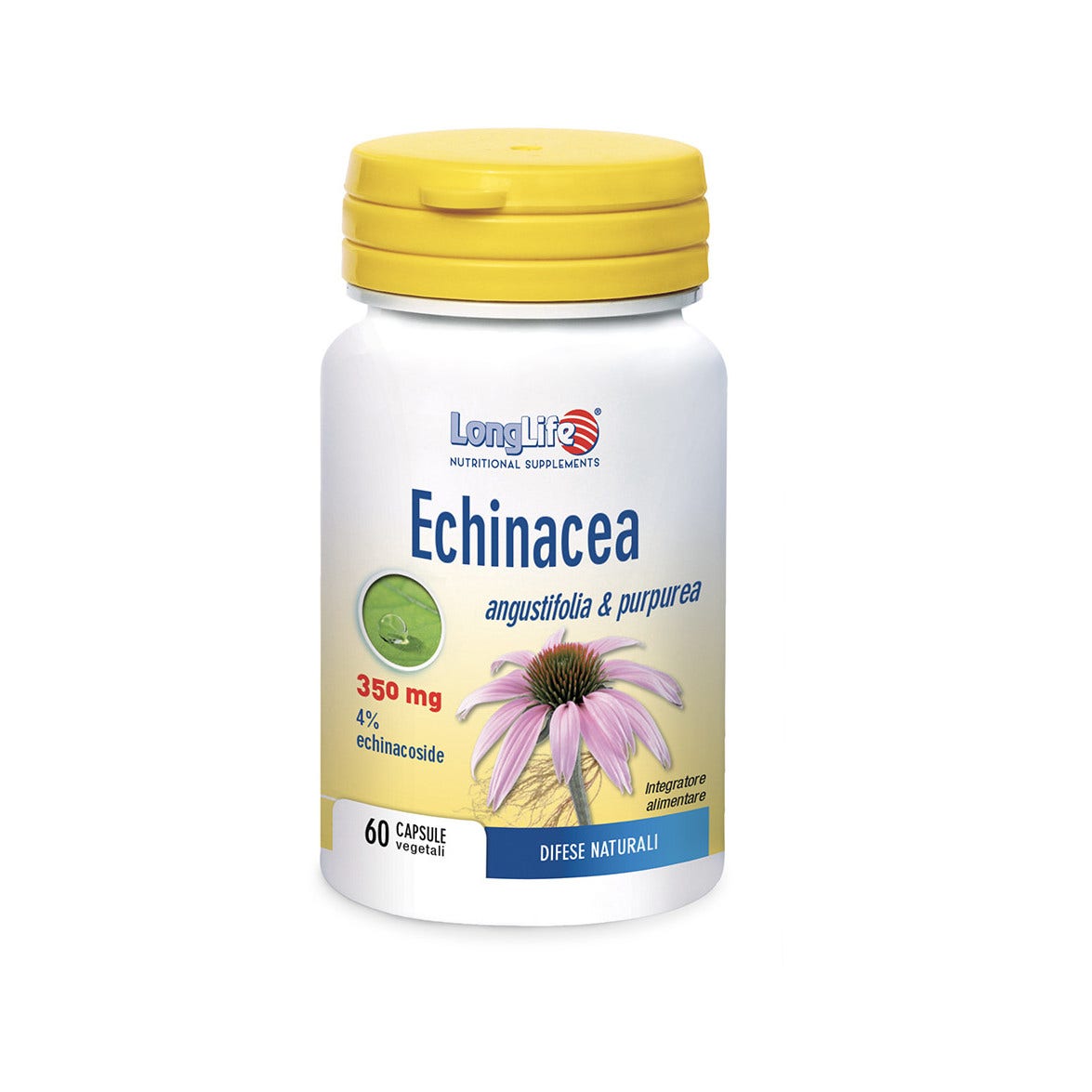 Equinácea Longlife 60 Cápsulas Vegetarianas-2
