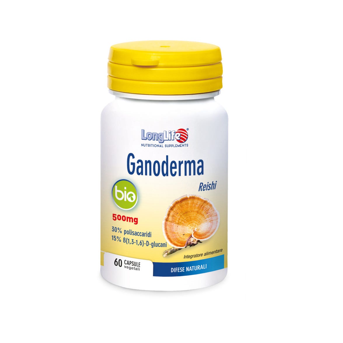 Longlife Ganoderma Bio 60 Cápsulas-2
