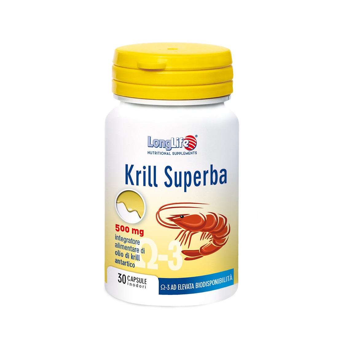 Longlife Krill Superba 30 Cápsulas-2