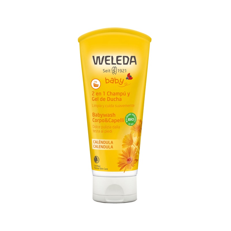 Weleda Babywash Calendula Cuerpo & Cabello 200ml-2