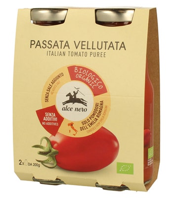 Alce Nero Passata Vellutata Pomodoro 2x200g