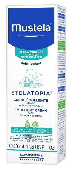 Mustela Stelatopia Crema Facial Emoliente 40ml-1