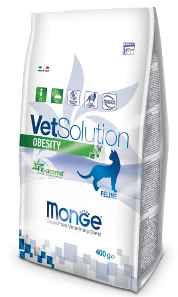 Monge VetSolution Obesity Veterinary Line Alimento Seco para Gatos 400g-1