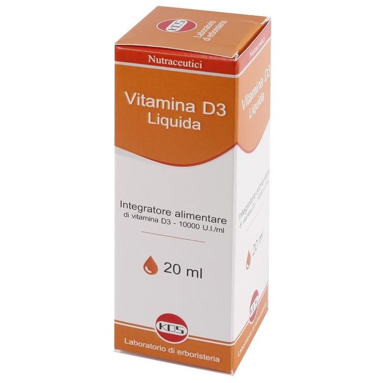 Kos Vitamina D líquida 20 ml 10 000 UI/ml