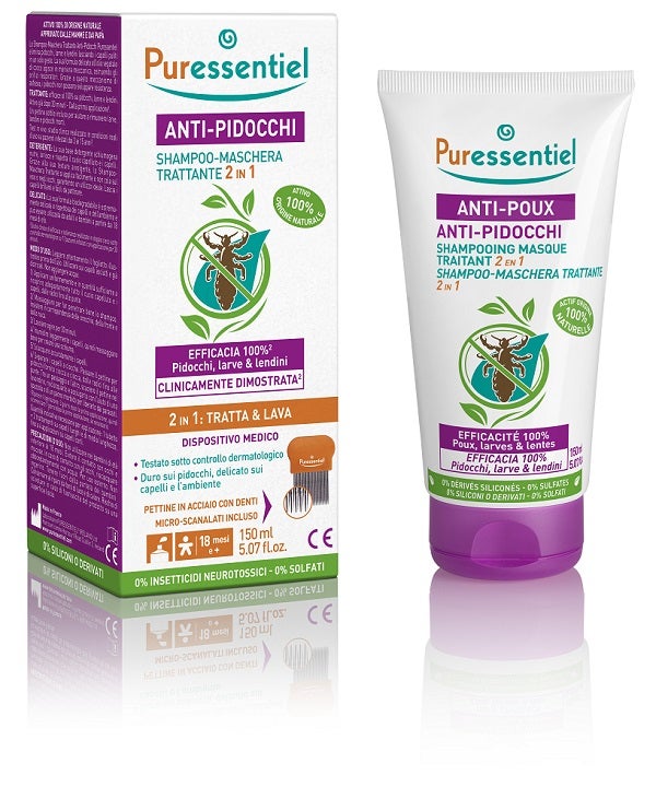 Puressentiel Champú Mascarilla Antipiojos 150ml-1