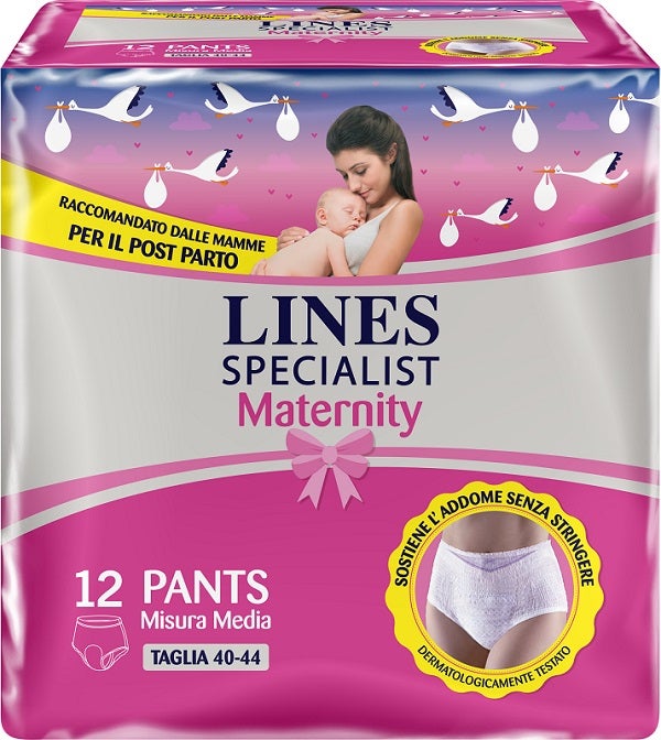 Lines Specialist Maternity Mutandine Post Parto Taglia M 12 Pants-1
