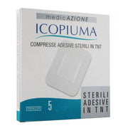 Icopiuma Pastillas Adhesivas Estériles en Tela No Tejida 10x12,5cm 5 Piezas-1
